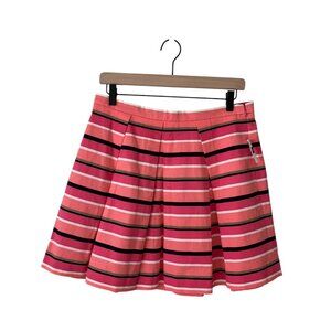 Gap Striped A-Line Pleated Multi-Color Skirt, New with Tags